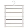 Cloud ladder pants rack, multi-layered and multi-functional household pants hanger, seamless anti-slip pants folding storage, stainless steel storage pants Item Picture